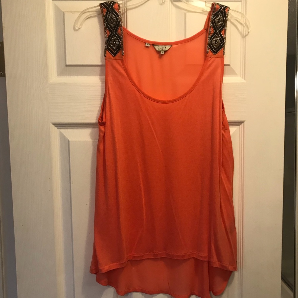 🔥Unique Guess tank with beautiful beading detail - Picture 2 of 6